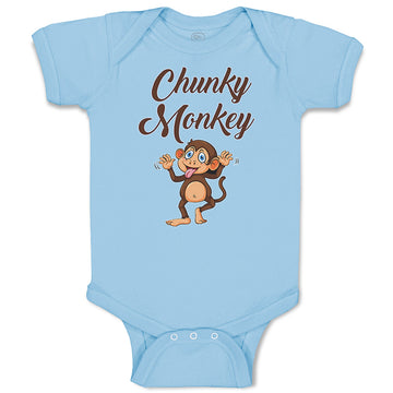 Baby Clothes Chunky Monkey Safari Funny Baby Bodysuits Boy & Girl Cotton