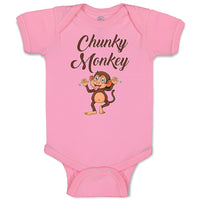 Baby Clothes Chunky Monkey Safari Funny Baby Bodysuits Boy & Girl Cotton
