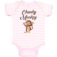 Baby Clothes Chunky Monkey Safari Funny Baby Bodysuits Boy & Girl Cotton