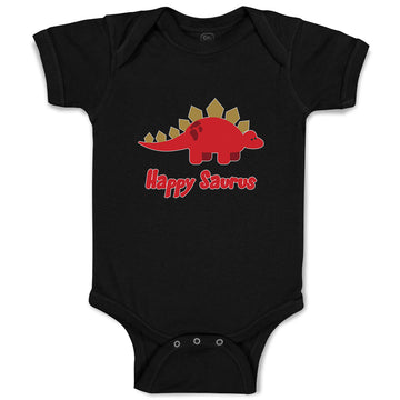 Baby Clothes Happysaurus Animals Dinosaurs Baby Bodysuits Boy & Girl Cotton