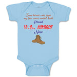 Baby Clothes Heroes Wear Capes, My Combat Boots Proud U.S Army Niece Cotton