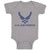 Baby Clothes U.S Air Force Baby Bodysuits Boy & Girl Newborn Clothes Cotton