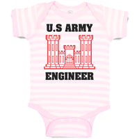 Baby Clothes U.S Army Engineer Baby Bodysuits Boy & Girl Newborn Clothes Cotton