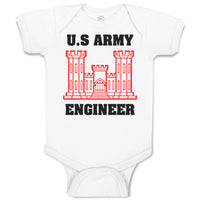 Baby Clothes U.S Army Engineer Baby Bodysuits Boy & Girl Newborn Clothes Cotton