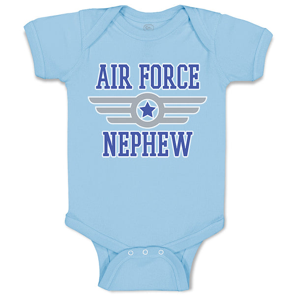 Baby Clothes Air Force Nephew Aunt Uncle Baby Bodysuits Boy & Girl Cotton