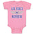 Baby Clothes Air Force Nephew Aunt Uncle Baby Bodysuits Boy & Girl Cotton
