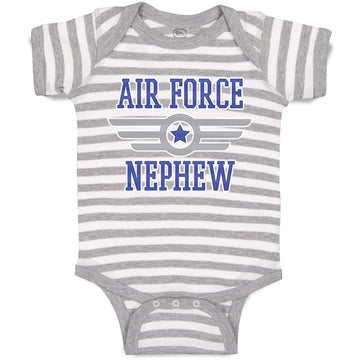 Baby Clothes Air Force Nephew Aunt Uncle Baby Bodysuits Boy & Girl Cotton