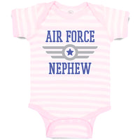 Baby Clothes Air Force Nephew Aunt Uncle Baby Bodysuits Boy & Girl Cotton