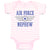 Baby Clothes Air Force Nephew Aunt Uncle Baby Bodysuits Boy & Girl Cotton