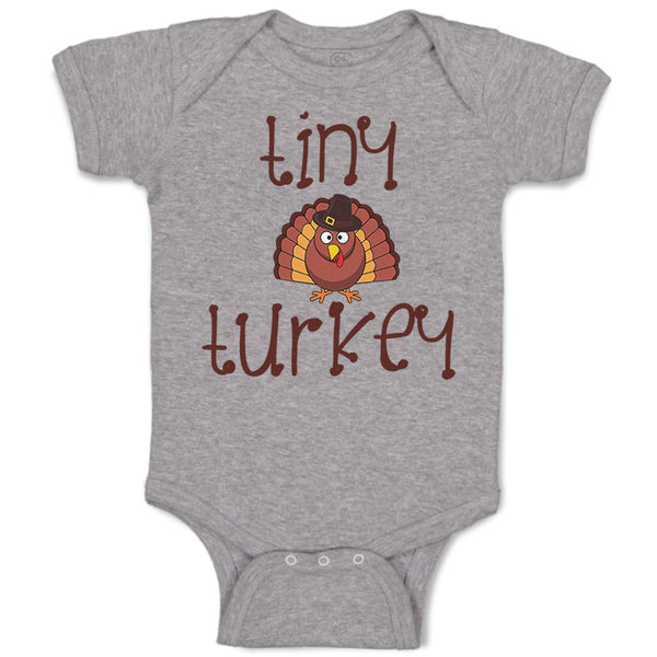 Baby Clothes Tiny Turkey Thanksgiving Baby Bodysuits Boy & Girl Cotton
