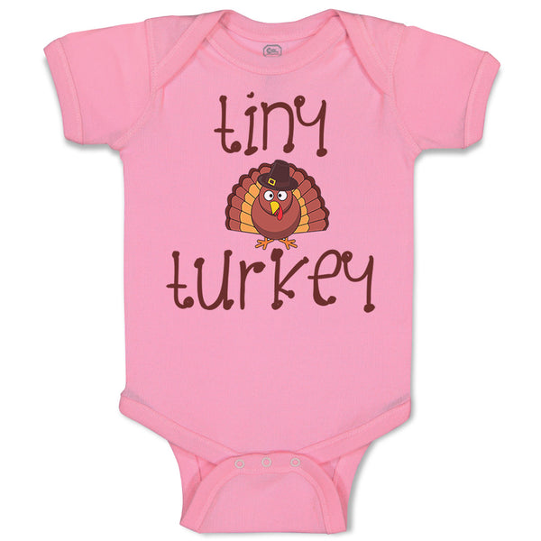 Baby Clothes Tiny Turkey Thanksgiving Baby Bodysuits Boy & Girl Cotton