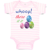 Baby Clothes Whoop! There It Is Egg Easter Baby Bodysuits Boy & Girl Cotton