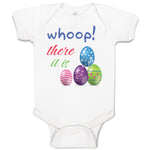 Baby Clothes Whoop! There It Is Egg Easter Baby Bodysuits Boy & Girl Cotton