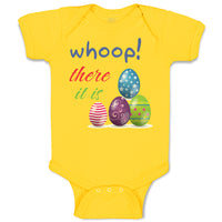 Baby Clothes Whoop! There It Is Egg Easter Baby Bodysuits Boy & Girl Cotton