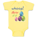 Baby Clothes Whoop! There It Is Egg Easter Baby Bodysuits Boy & Girl Cotton