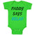 Baby Clothes Paddy Says Relax St Patrick Day St Patrick's Day Baby Bodysuits