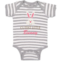 Baby Clothes Cutest Little Bunny Easter Baby Bodysuits Boy & Girl Cotton