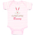 Baby Clothes Cutest Little Bunny Easter Baby Bodysuits Boy & Girl Cotton
