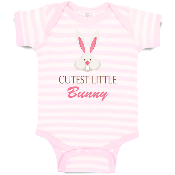 Baby Clothes Cutest Little Bunny Easter Baby Bodysuits Boy & Girl Cotton