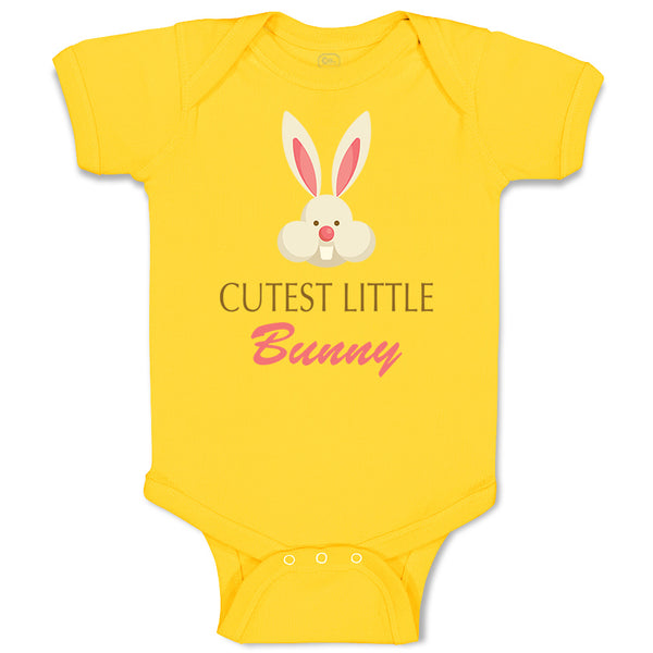 Baby Clothes Cutest Little Bunny Easter Baby Bodysuits Boy & Girl Cotton