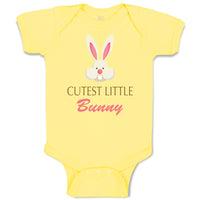 Baby Clothes Cutest Little Bunny Easter Baby Bodysuits Boy & Girl Cotton