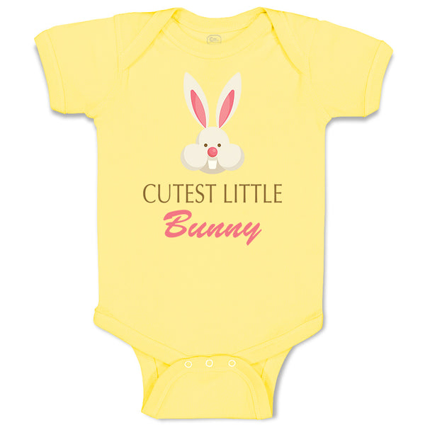 Baby Clothes Cutest Little Bunny Easter Baby Bodysuits Boy & Girl Cotton