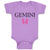 Baby Clothes Gemini Zodiac Baby Bodysuits Boy & Girl Newborn Clothes Cotton