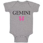 Baby Clothes Gemini Zodiac Baby Bodysuits Boy & Girl Newborn Clothes Cotton