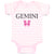 Baby Clothes Gemini Zodiac Baby Bodysuits Boy & Girl Newborn Clothes Cotton