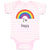 Baby Clothes I'M Happy Rainbow Funny Humor Baby Bodysuits Boy & Girl Cotton
