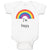 Baby Clothes I'M Happy Rainbow Funny Humor Baby Bodysuits Boy & Girl Cotton