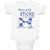 Baby Clothes Born with Sticks in My Hands Drummer Funny Humor Baby Bodysuits