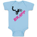 Baby Clothes Brapp Motocross Baby Bodysuits Boy & Girl Newborn Clothes Cotton