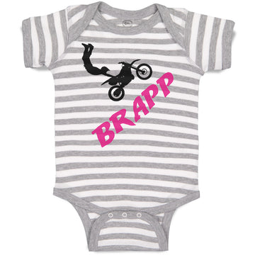 Baby Clothes Brapp Motocross Baby Bodysuits Boy & Girl Newborn Clothes Cotton