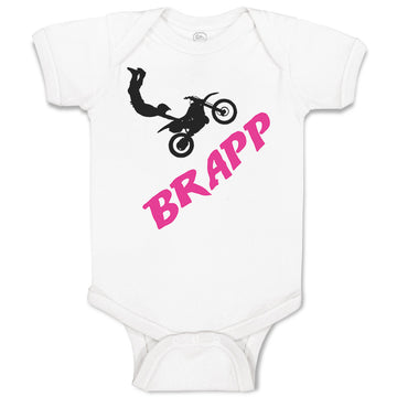 Baby Clothes Brapp Motocross Baby Bodysuits Boy & Girl Newborn Clothes Cotton