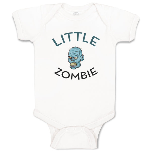 Baby Clothes Little Zombie Baby Funny & Novelty Novelty Baby Bodysuits Cotton