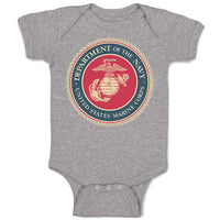 Baby Clothes Department Navy Us Marine Corp Baby Bodysuits Boy & Girl Cotton