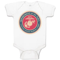 Baby Clothes Department Navy Us Marine Corp Baby Bodysuits Boy & Girl Cotton