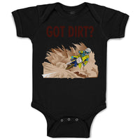 Baby Clothes Got Dirt Dirk Bike Biking Sport Baby Bodysuits Boy & Girl Cotton