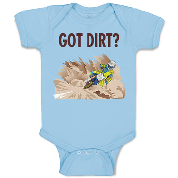 Baby Clothes Got Dirt Dirk Bike Biking Sport Baby Bodysuits Boy & Girl Cotton