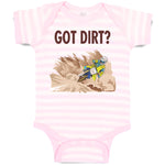 Baby Clothes Got Dirt Dirk Bike Biking Sport Baby Bodysuits Boy & Girl Cotton