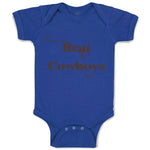 Baby Clothes Real Cowboys Western Baby Bodysuits Boy & Girl Cotton