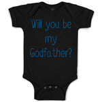 Baby Clothes Will You Be My Godfather Pregnancy Baby Announcement Baby Bodysuits