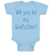 Baby Clothes Will You Be My Godfather Pregnancy Baby Announcement Baby Bodysuits