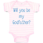 Baby Clothes Will You Be My Godfather Pregnancy Baby Announcement Baby Bodysuits