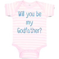 Baby Clothes Will You Be My Godfather Pregnancy Baby Announcement Baby Bodysuits