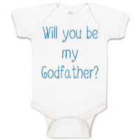 Baby Clothes Will You Be My Godfather Pregnancy Baby Announcement Baby Bodysuits