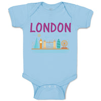 Baby Clothes London Baby Bodysuits Boy & Girl Newborn Clothes Cotton