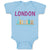 Baby Clothes London Baby Bodysuits Boy & Girl Newborn Clothes Cotton