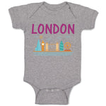 Baby Clothes London Baby Bodysuits Boy & Girl Newborn Clothes Cotton